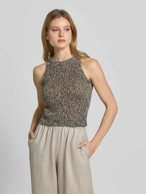 Top z dzianiny z okrągłym dekoltem curated by Anna Schürrle Style Icon Collection