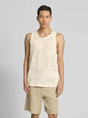 Top z dzianiny z okrągłym dekoltem model ‘Huxi’ Les Deux