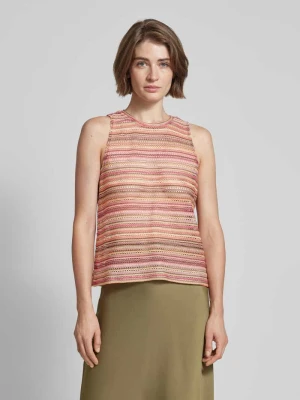 Top z dzianiny z okrągłym dekoltem model ‘ISA’ Object