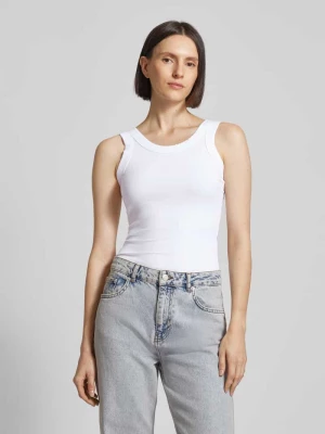 Top z efektem prążkowania Calvin Klein Womenswear