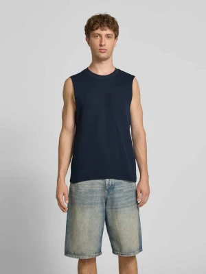 Top z fakturowanym wzorem i okrągłym dekoltem jack & jones
