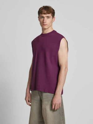 Top z fakturowanym wzorem REVIEW