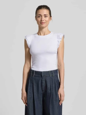 Top z falbanami i okrągłym dekoltem Rich & Royal