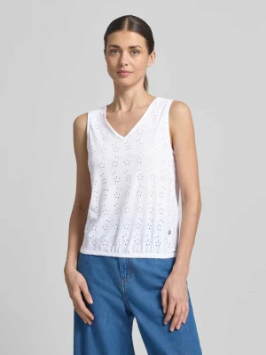 Top z haftem ażurowym model 'Fa44bia' ZABAIONE