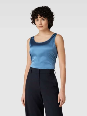 Top z jedwabiu w jednolitym kolorze model ‘PAN’ MaxMara Leisure