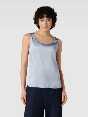 Top z jedwabiu w jednolitym kolorze model ‘PAN’ MaxMara Leisure