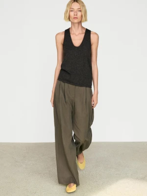 Top Z Kaszmiru - Szary - Massimo Dutti - Female