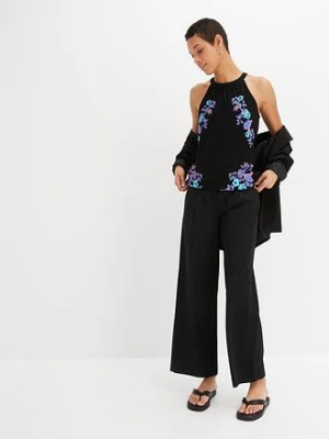 Top z lejącej mieszanki wiskozy bonprix