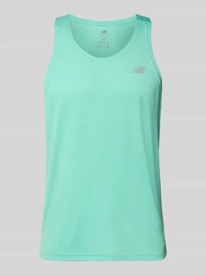 Top z logo i okrągłym dekoltem New Balance