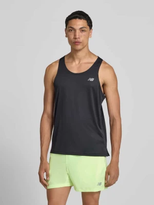Top z logo i okrągłym dekoltem New Balance