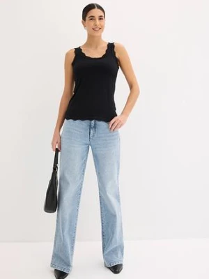 Top z miękkiej mieszanki wiskozy, zestaw 2 sztuk bonprix