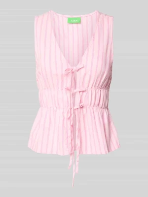 Top z mieszanka wiskozy i lnu model 'ALMIRA' JJXX