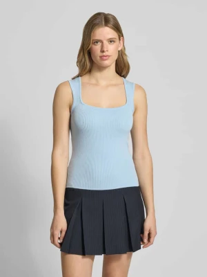 Top z mieszanki wiskozy z dekoltem kwadratowym model 'POSIE' JJXX