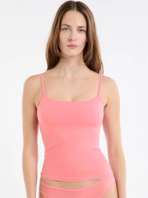 Top z mikrofibry ze zintegrowanym biustonoszem Etam