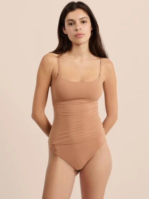 Top z mikrofibry ze zintegrowanym biustonoszem Etam