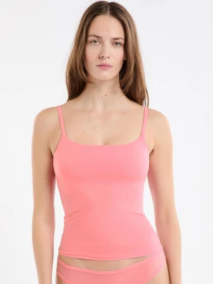 Top z mikrofibry ze zintegrowanym biustonoszem Etam