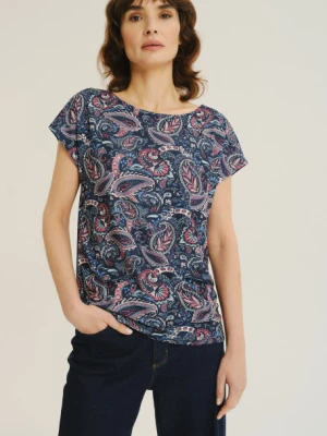 Top z nadrukiem typu paisley Greenpoint