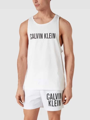 Top z nadrukiem z logo Calvin Klein Underwear