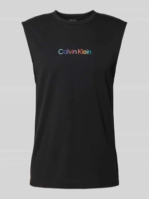 Top z nadrukiem z logo Calvin Klein Underwear