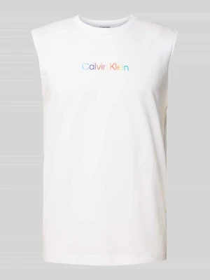 Top z nadrukiem z logo Calvin Klein Underwear