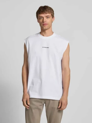 Top z nadrukiem z logo model ‘Boxy’ G-Star Raw
