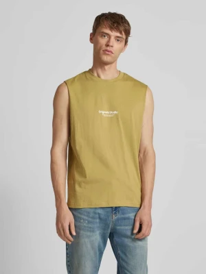 Top z nadrukiem z logo model ‘VESTERBRO’ jack & jones