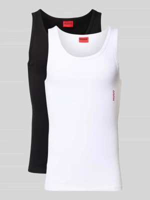 Top z nadrukiem z logo w zestawie 2 szt. HUGO