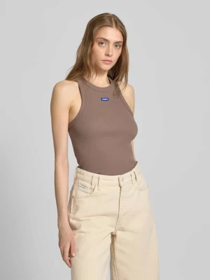 Top z naszywką z logo model ‘Easy’ Hugo Blue