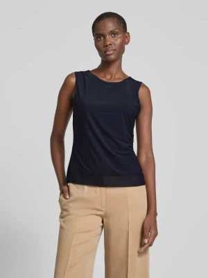 Top z okrągłym dekoltem comma