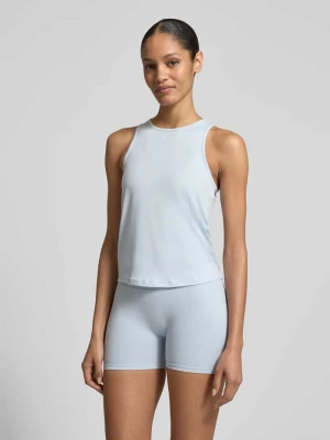 Top z okrągłym dekoltem i logo aim'n