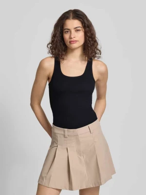 Top z okrągłym dekoltem REVIEW