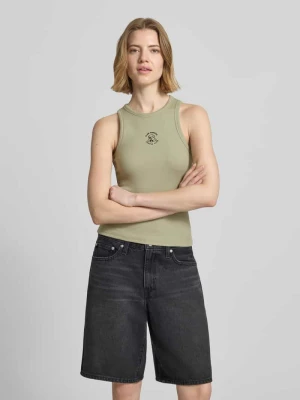 Top z okrągłym dekoltem REVIEW