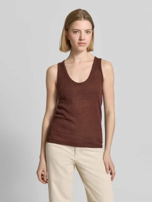 Top z okrągłym dekoltem Stefanel