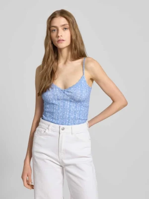 Top z ozdobną kokardą REVIEW