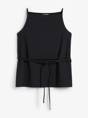Top z piki BonPrix czarny
