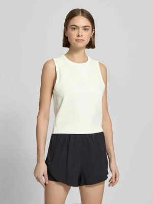 Top z prążkowanym okrągłym dekoltem adidas Sportswear