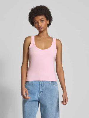 Top z prążkowanymi wykończeniami model ‘Kaili’ LeGer by Lena Gercke