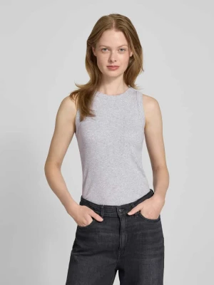 Top z prążkowanymi wykończeniami model ‘OLINA’ drykorn