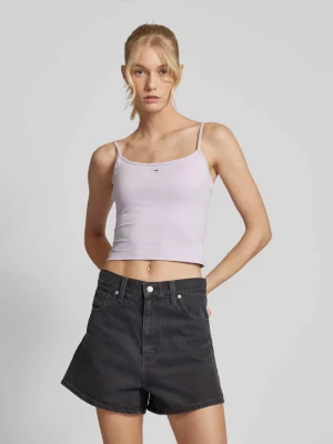 Top z regulowanymi, cienkimi ramiączkami model ‘ESSENTIAL’ Tommy Jeans