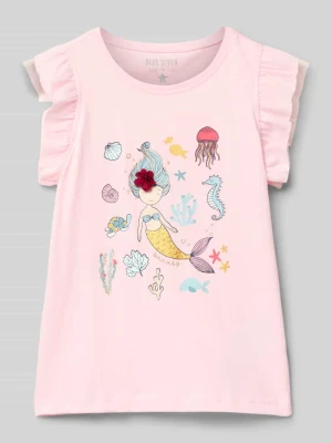 Top z rękawami z falbaną BLUE SEVEN