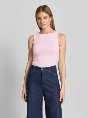 Top z szerokimi ramiączkami i okrągły dekolt Jake*s Casual