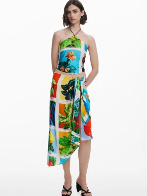 Top z węzłem pocztówki Tyler McGillivary Desigual