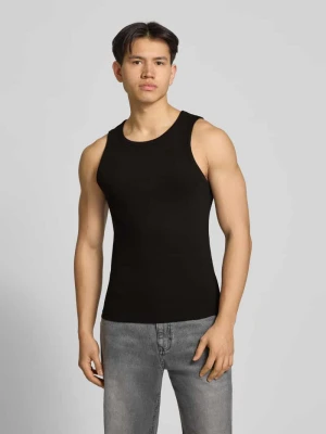 Top z wyhaftowanym logo model 'The Embroidery' PROHIBITED