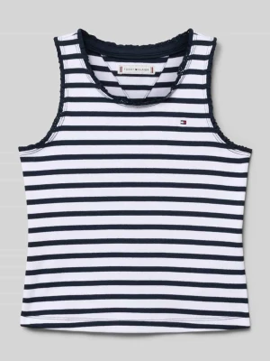 Top z wyhaftowanym logo Tommy Hilfiger Teens