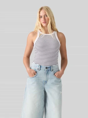 Top z wysokim dekolt: Levi's Biały