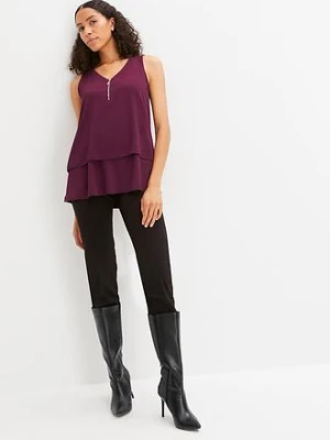 Top z zamkiem bonprix