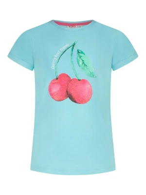 Topo Koszulka "Cherry" w kolorze błękitnym rozmiar: 104/110