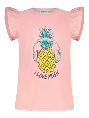 Topo Koszulka "Pineapple in lavender" w kolorze jasnoróżowym rozmiar: 116/122