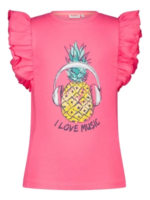 Topo Koszulka "Pineapple" w kolorze różowym rozmiar: 104/110