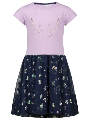 Topo Sukienka "Butterfly" w kolorze fioletowo-granatowym rozmiar: 98